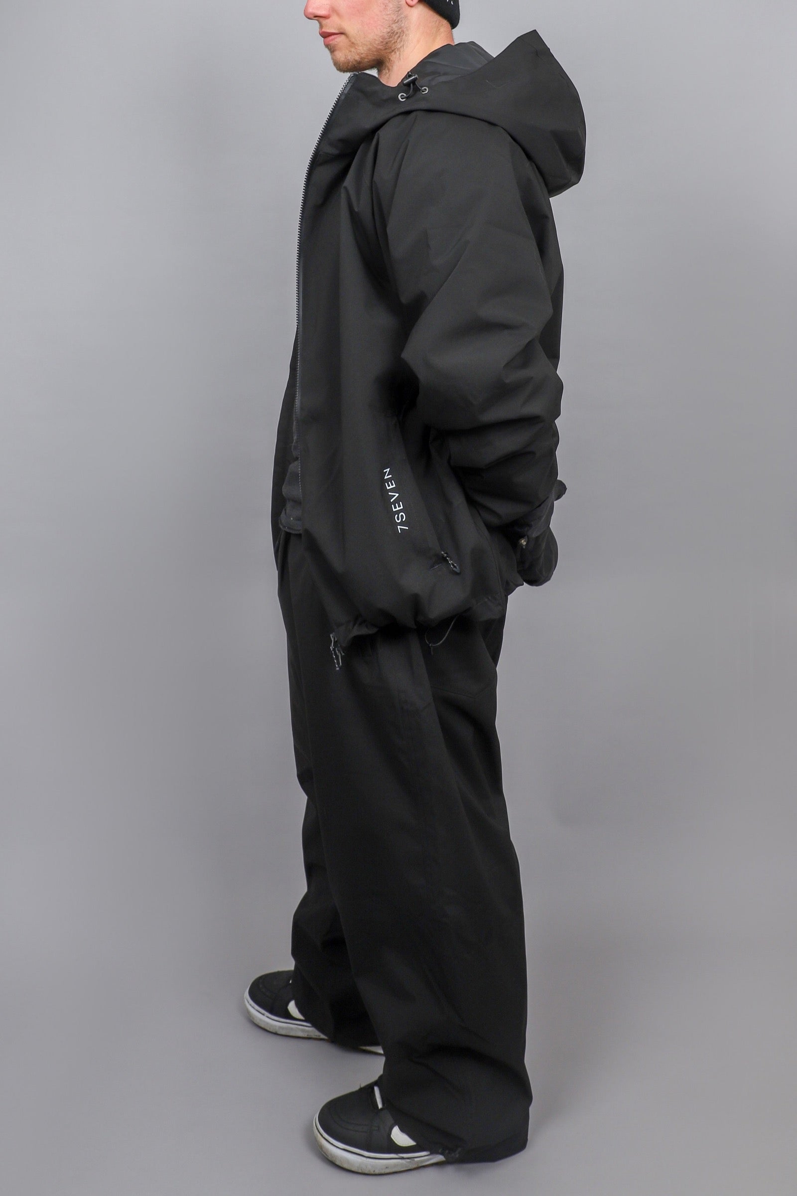 Black Core Snow Jacket and Baggy Snow Pants