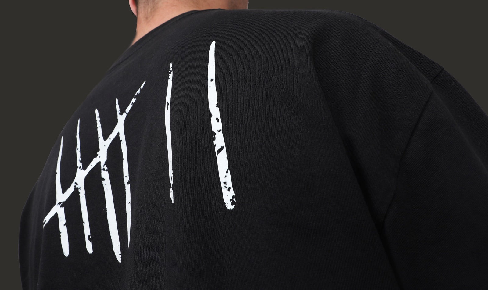 Black Tally Tee — t3