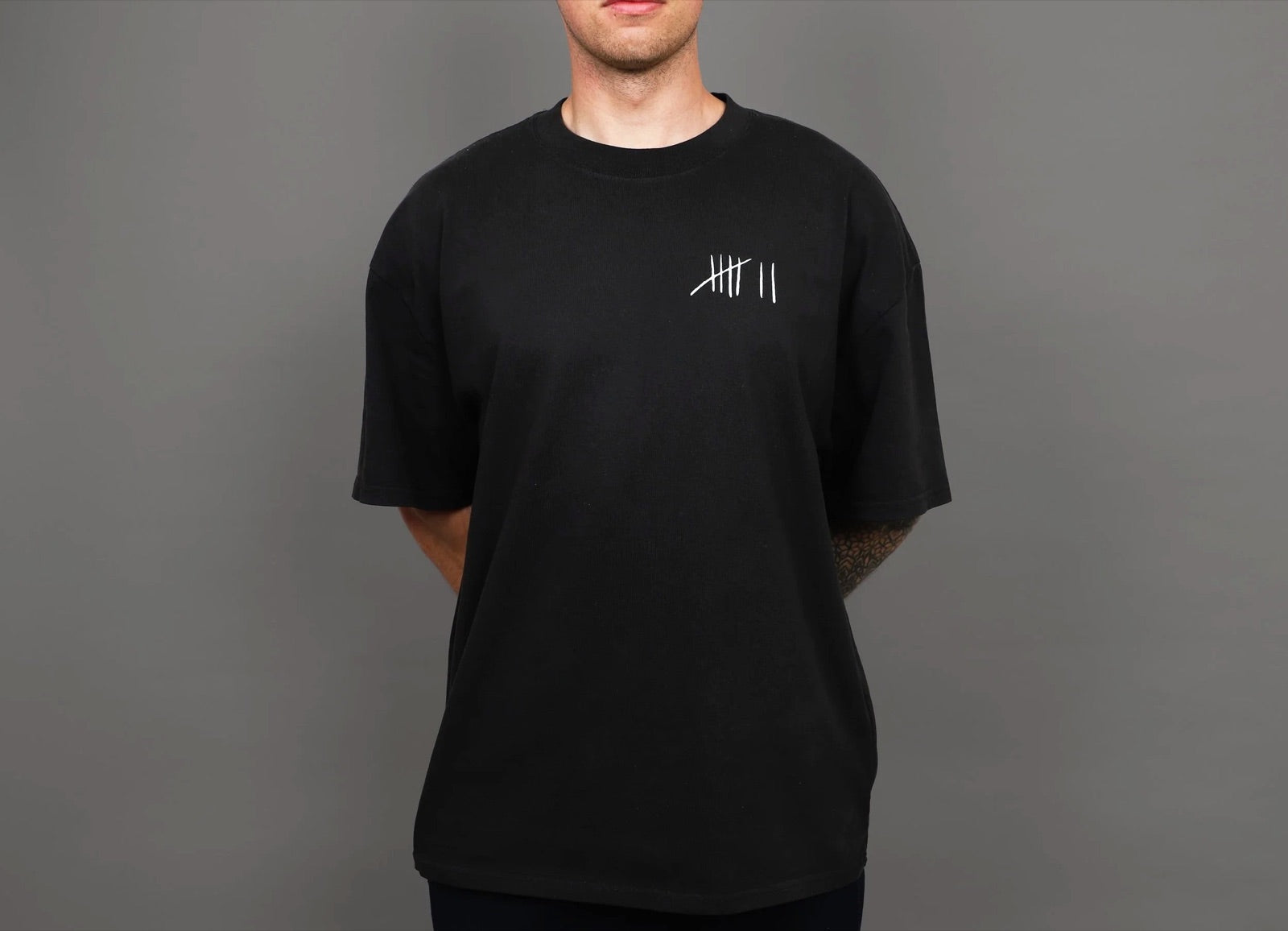Black Tally Tee — t6