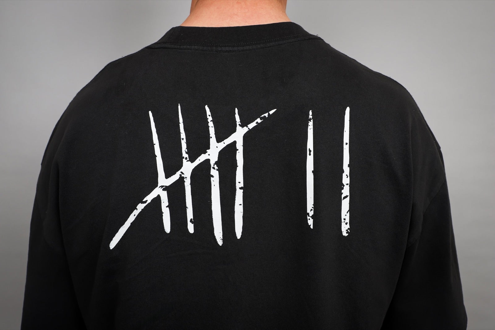 Black Tally Tee — t8