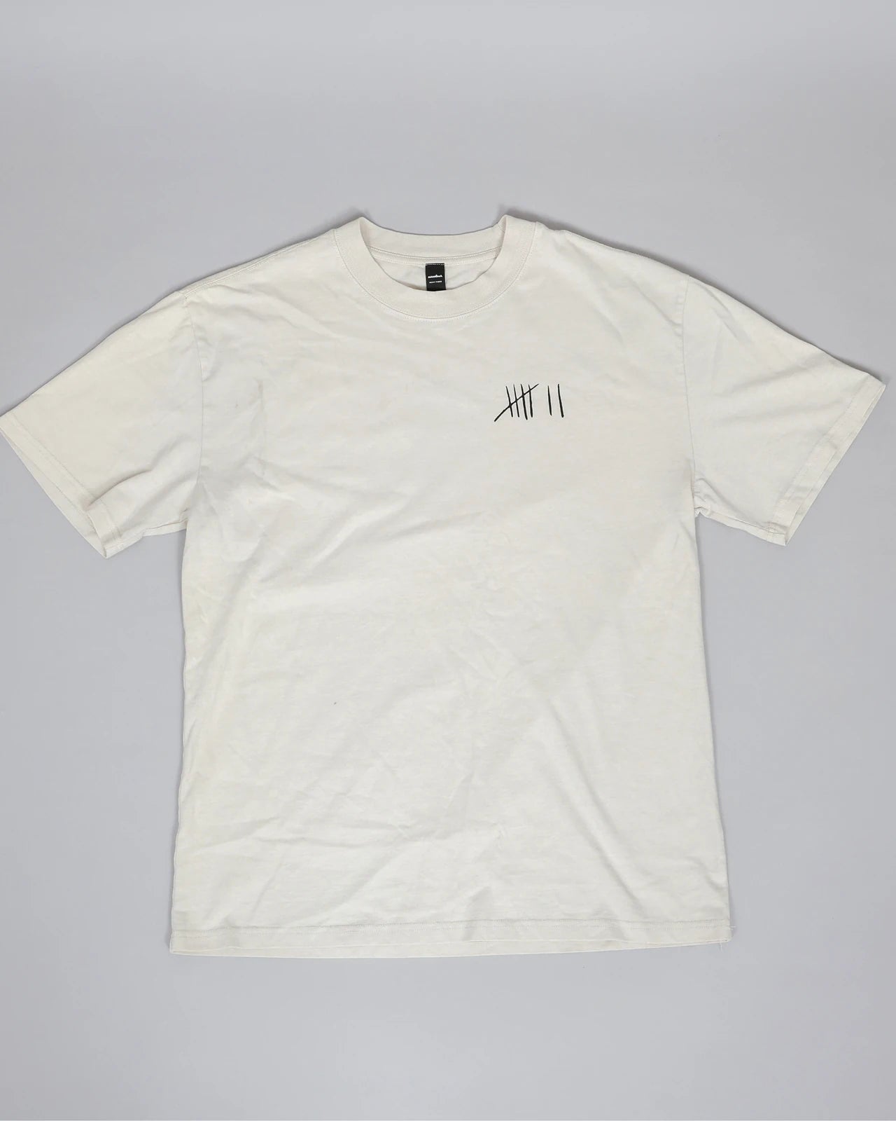 Stone White Tally Tee — 9S9A2298
