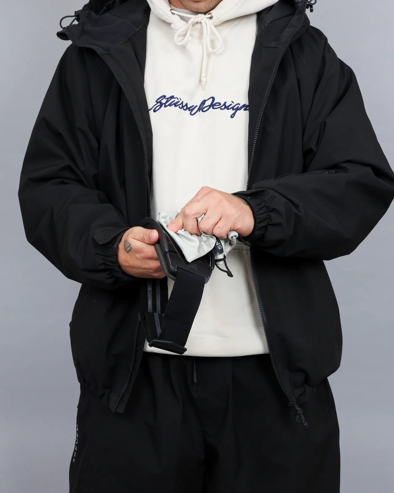 Black 7SEVEN Core Snow Jacket — 9S9A2342