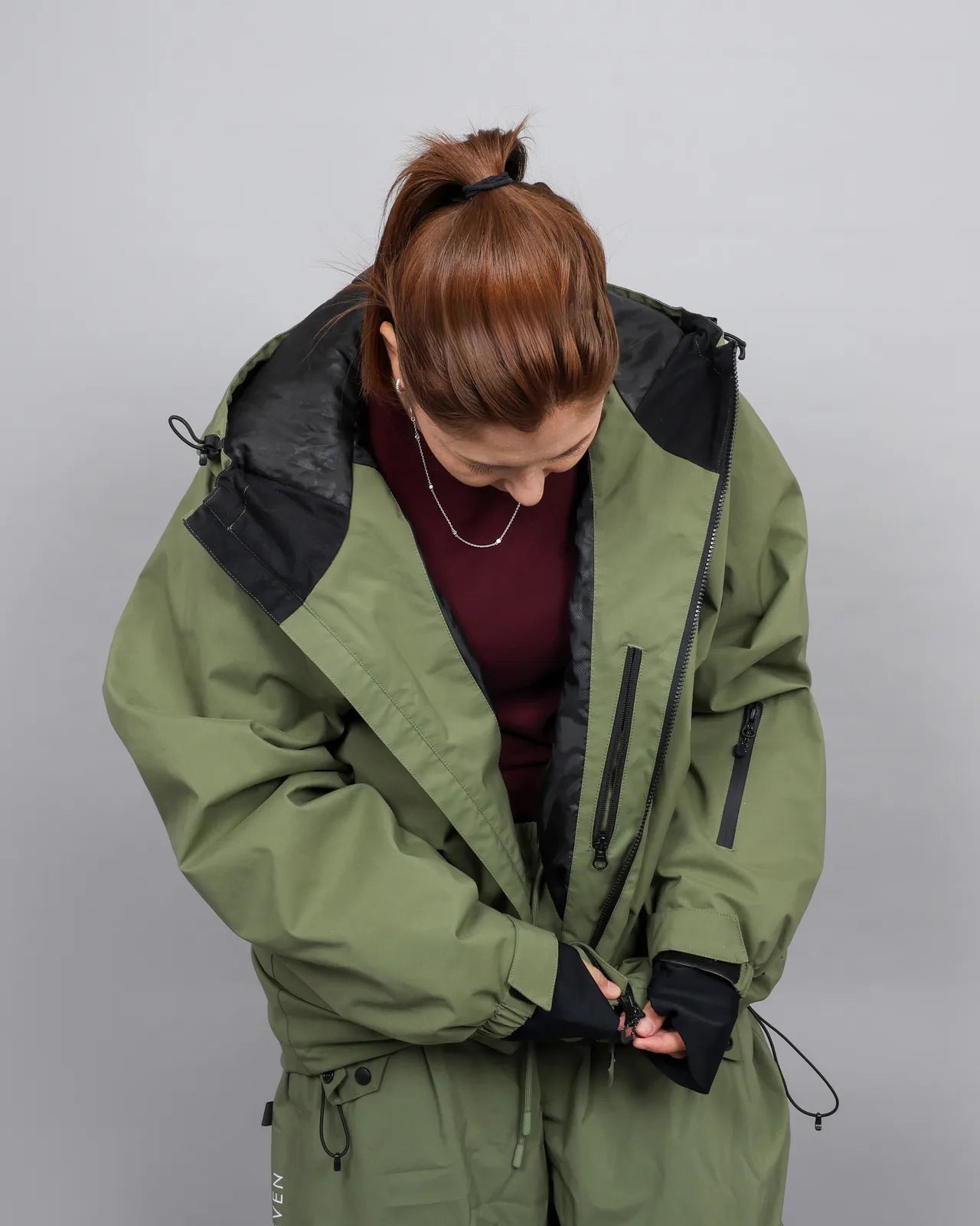 Olive 7SEVEN Core Snow Jacket — 9S9A2369