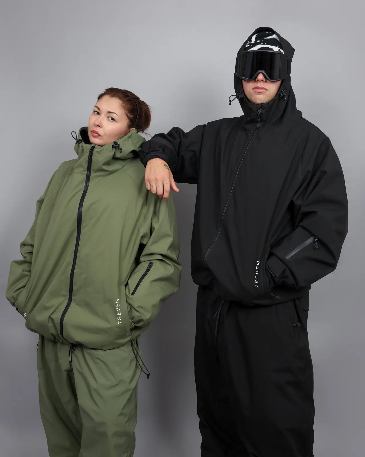 Black 7SEVEN Core Snow Jacket — 9S9A2380