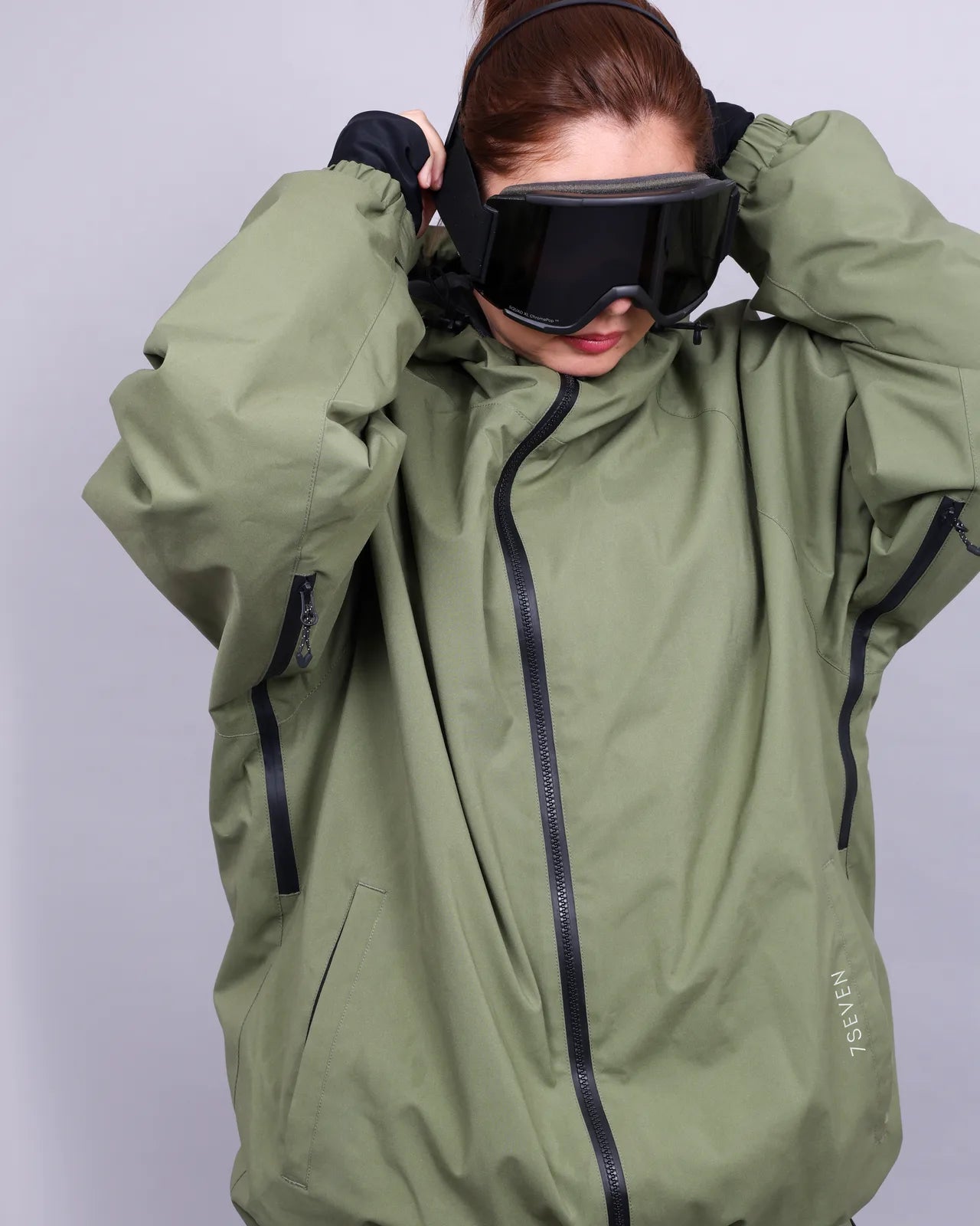 Olive 7SEVEN Core Snow Jacket — 9S9A2391
