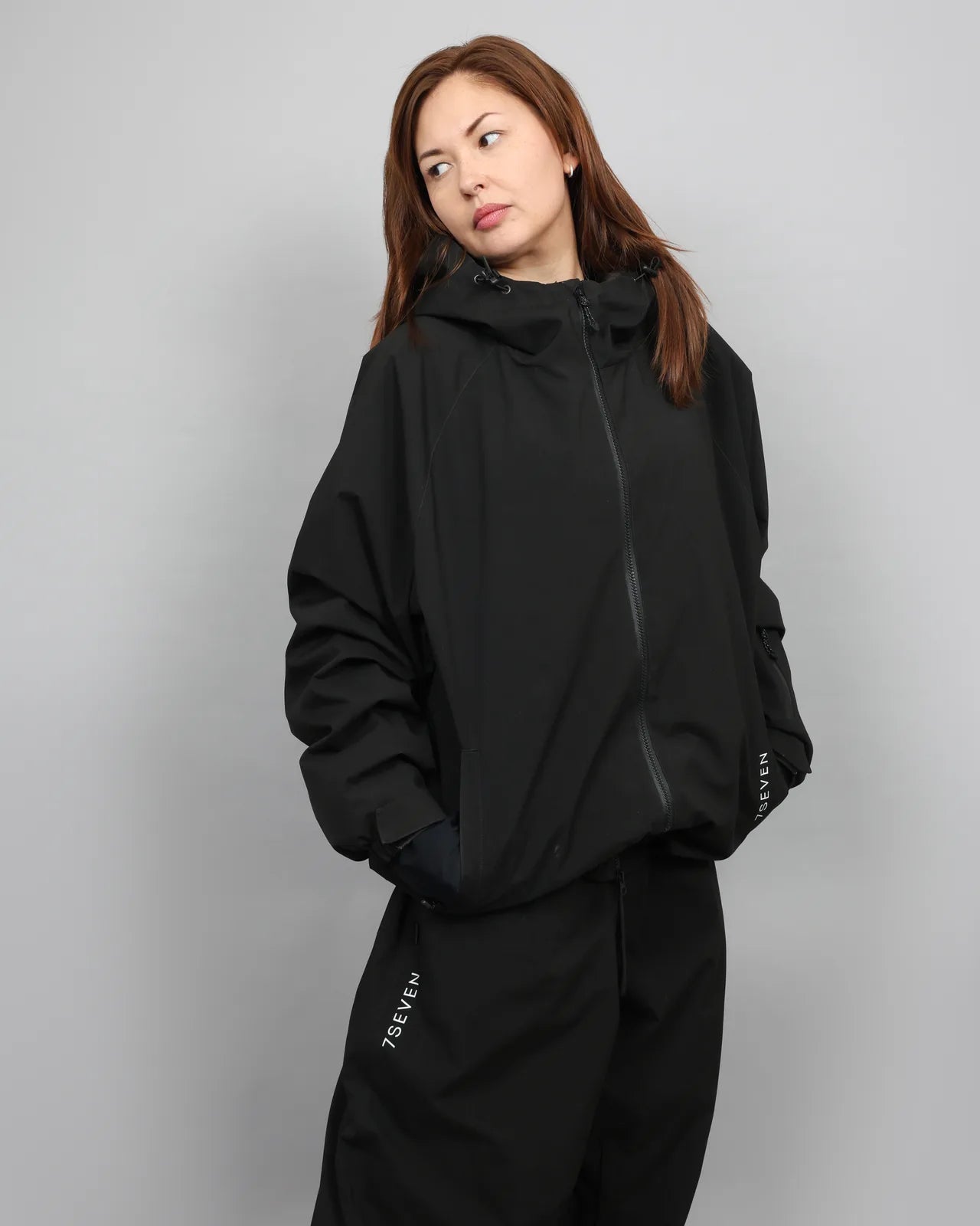 Black 7SEVEN Core Snow Jacket — 9S9A2482