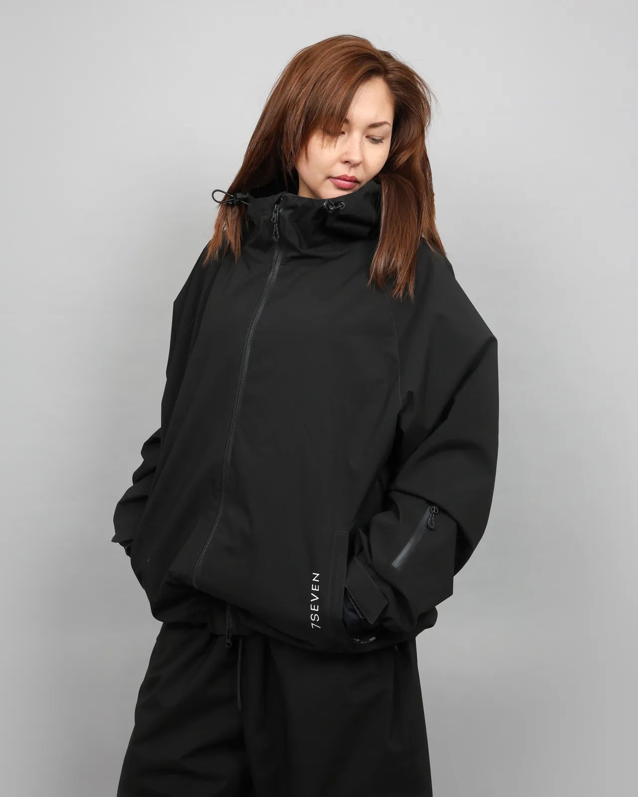 Black 7SEVEN Core Snow Jacket — 9S9A2490